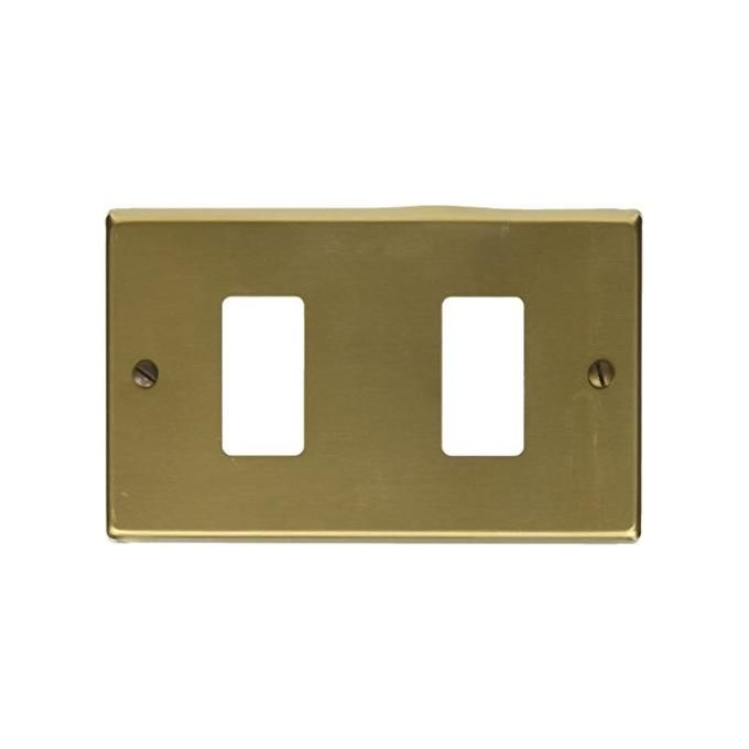 Eac Placche Alluminio Tipo Magic Bronzo Due Fori