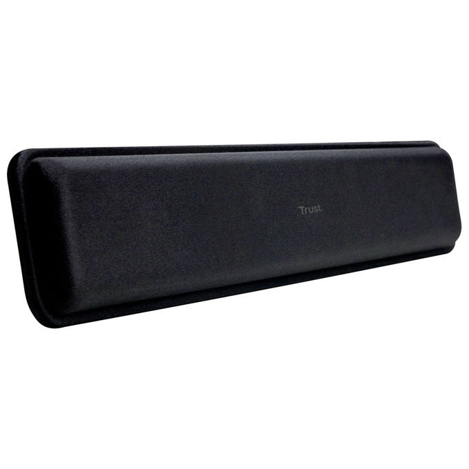 Trust 26411 Poggiapolso da Tastiera Materiale Schiuma Microfibra PU con Barra Antiscivolo 457x88x20 mm colore Nero