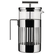 Alessi 9094-8 Caffettiera a presso-filtro o infusiera 8 tazze 720 ml Acciaio Inox Vetro pirofilo colore Inox