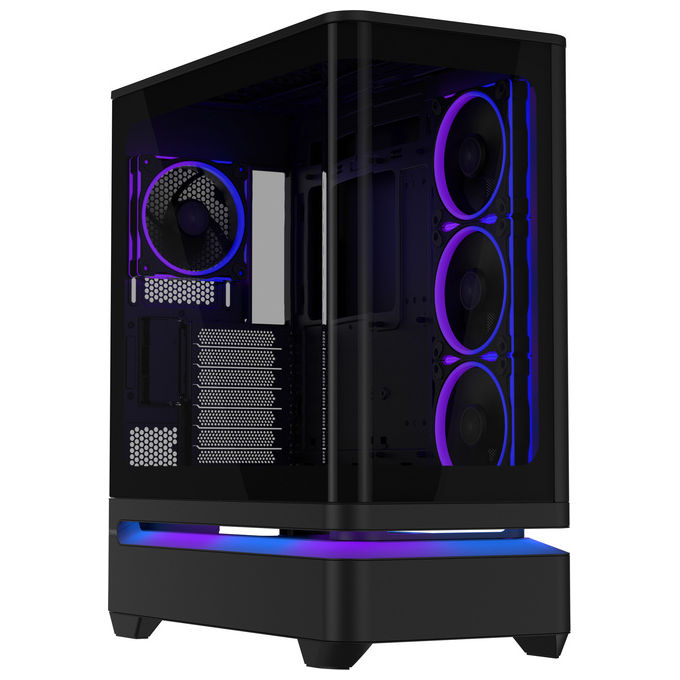 Asus 90DC0110-B19000 PRIME AP304 Case ATX Middle Tower Vetro Temperato 4 Ventole ARGB Aura Sync colore Nero