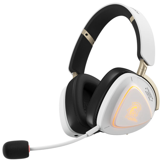 Asus 90YH04C0-BHUA10 ROG Delta II-KJP Cuffie Gaming Tri-Modalita' Wireless 2.4GHz Bluetooth 3.5mm con Microfono Staccabile colore Bianco