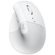 Logitech 910-006496 Lift Mysz Biurowa Prawor?czna RF Wireless Bluetooth 4000 DPI Przyciski Dostosowalne Klikanie Ciche Kolor Bia?y