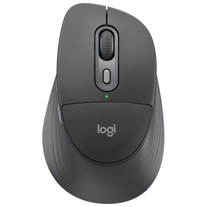 Logitech 910-007715 Signature Comfort Plus M850 L Mouse Wireless Ottico 4000 DPI Bluetooth Cuscinetto Palmare Clic Silenziosi colore Grafite