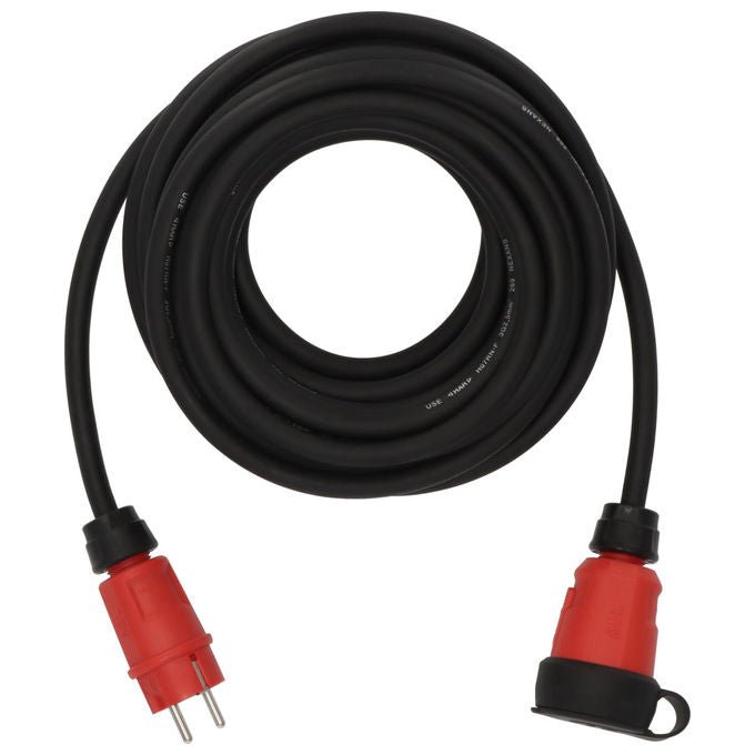 Brennenstuhl 9162100110 VN 1200 Cavo di prolunga H07RN-F 3G2,5 10 m IP44 resistente a olio e UV colore Nero