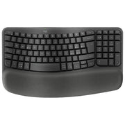 Logitech 920-012330 Wave Keys for Business Tastiera Wireless Ergonomica Supporto Polsi colore Grafite