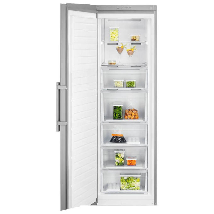 Electrolux LUT6NE28U Serie 600 Congelatore Verticale 280 L 186 cm Classe E 42 dB No Frost colore Inox Look (59.5x65x186 cm)