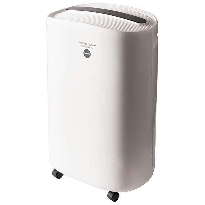 Macom 947 Healthy Twenty Deumidificatore 20 L al giorno serbatoio 4 L per ambienti fino a 120 m³ funzione Defrost display touch