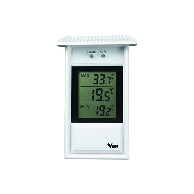 Vigor Termometro da Parete Modello Klee Electronic 8x3x13.2cm