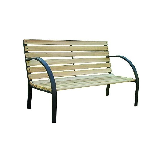 Blinky Panchine Acciaio Legno Scandinavia 12 122x62x82cm