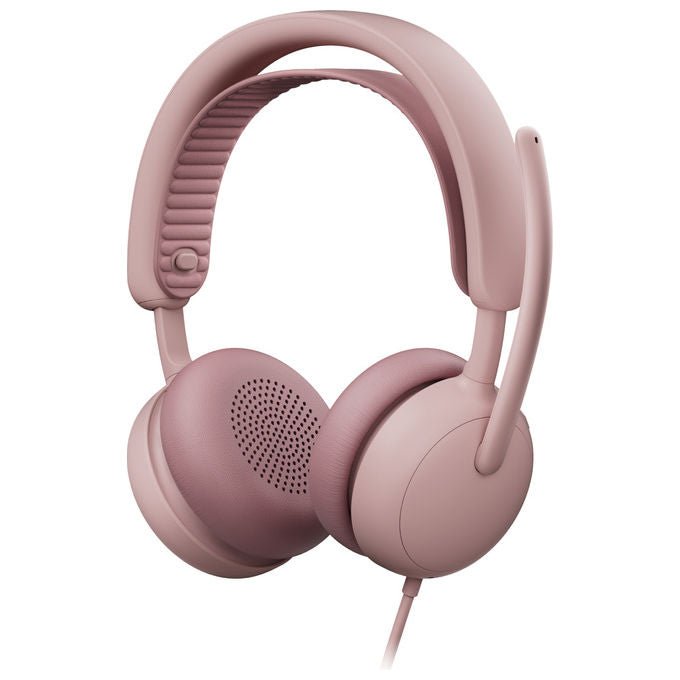 Logitech 981-001616 Zone Wired 2 Auricolare Cablato con Microfono Boom USB Type-C - USB Type-A Frequenza 20 - 20000 Hz Impedenza 36 ? colore Rosa