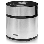 Cloer 9959 Gelatiera per Gelato e Sorbetto Capacita' 1,5 L Display LED Scocca in Metallo colore Argento