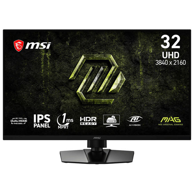 MSI MAG321UPD E14 MAG 321UPD E14 Monitor Gaming IPS 32'' UHD 144Hz FHD 288Hz HDR Ready AMD FreeSync Premium colore Nero