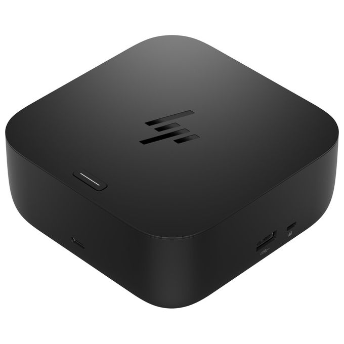 HP 9X3V1UT#ABB USB-C 100W G6 Dock Hub docking con USB 3.2 Gen 2 Type-C 25 Gbps Ethernet 2 DisplayPort HDMI 4K Ultra HD alimentazione fino a 100 W colore Nero
