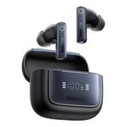 Baseus A00073800123-00 35 True Auricolare Wireless Bluetooth 5.3 con 6 Microfoni e Cancellazione Rumore colore Nero