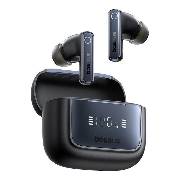 Baseus A00073800123-00 35 True Auricolare Wireless Bluetooth 5.3 con 6 Microfoni e Cancellazione Rumore colore Nero