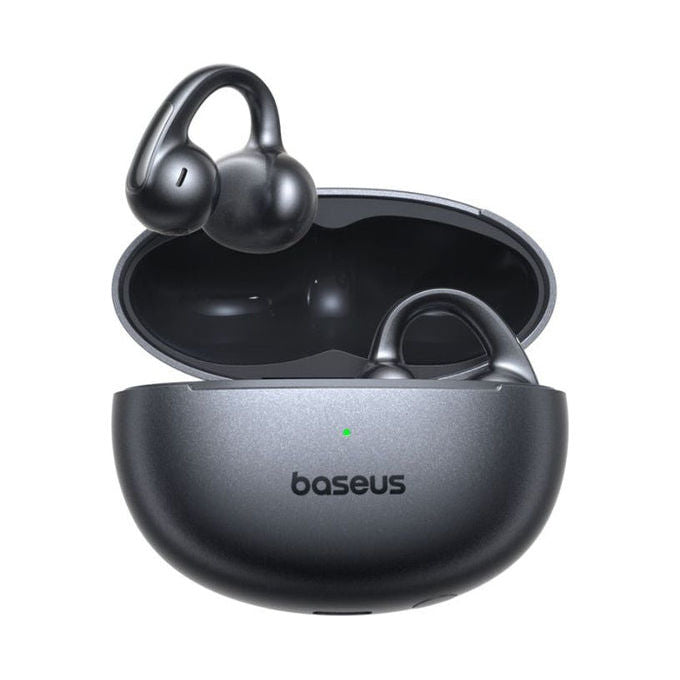 Baseus A0102503 Bowie MC1 Pro Auricolare Open-Ear TWS Bluetooth 6.0 4 Microfoni IP67 Nero