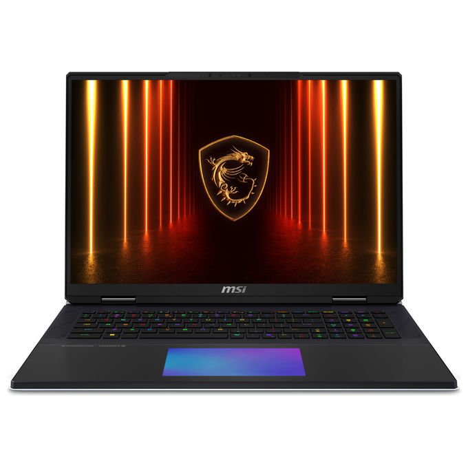 MSI A2WJ-1079IT Titan 18 HX Notebook 18'' 4K Mini LED Core Ultra 9 290HX Plus RAM 64GB SSD 2TB RTX 5090 colore Core Black