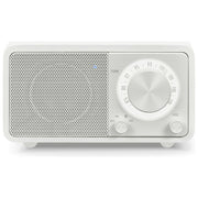 Sangean WR-7 Genuine Mini Radio portatile Bluetooth FM batteria ricaricabile 36 ore colore bianco opaco