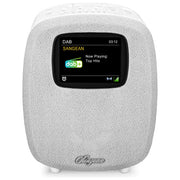 Sangean DCR-83 Radio da tavolo DAB+ FM Bluetooth USB con Altoparlante 2.1 canali e Funzione Sveglia colore Bianco