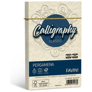 Favini A57Q207 Pergamena Calligraphy Buste per Lettere 90 g-m² 12x18 cm 25 pz colore Naturale
