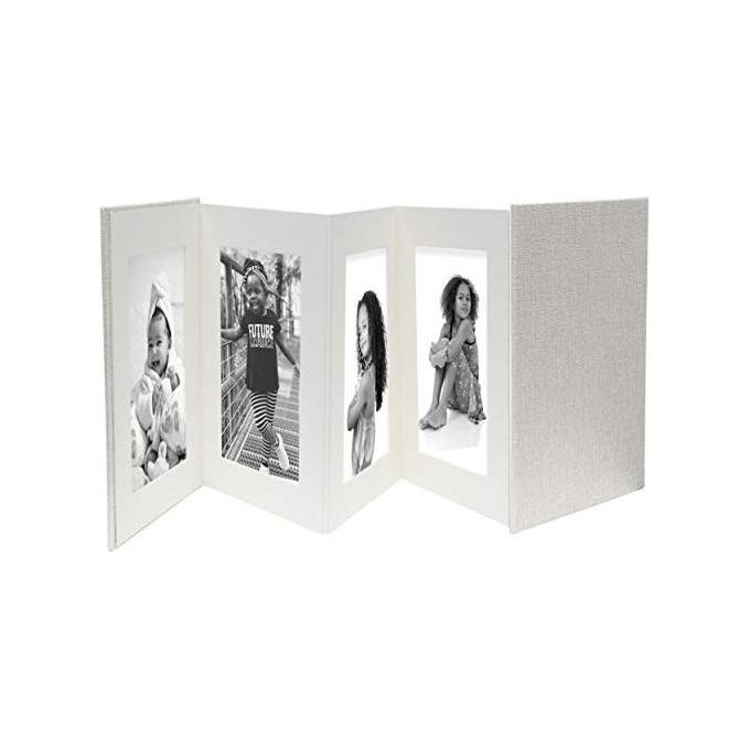 Deknudt Leporello Grigio 8x13x18cm Lino 8 Foto