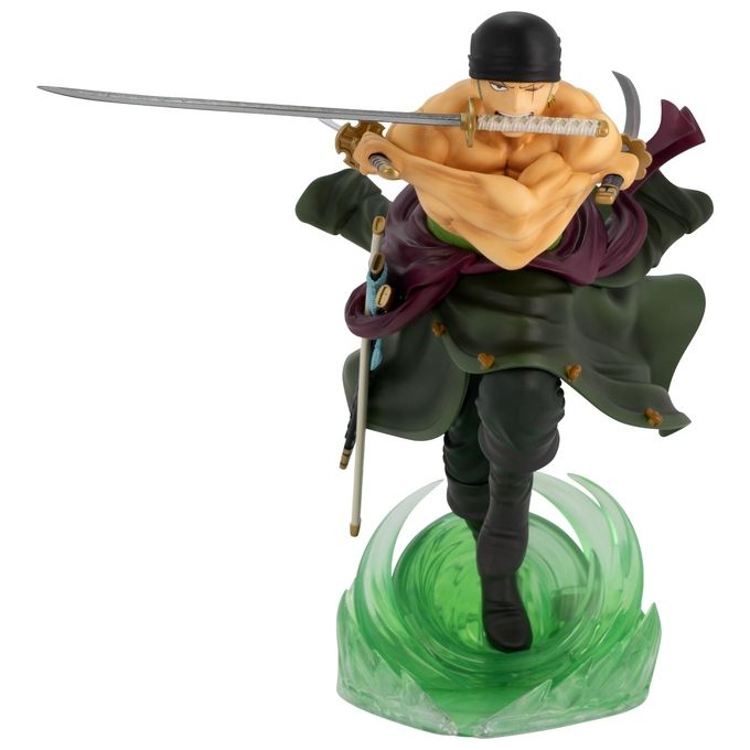 AbyStyle One Piece Roronoa Zoro Attack W katane