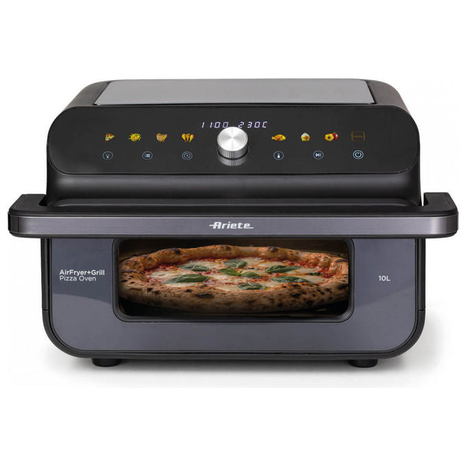 Ariete 464900 Friggitrice ad aria con grill e forno pizza 10 L 2000 W 8 programmi automatici