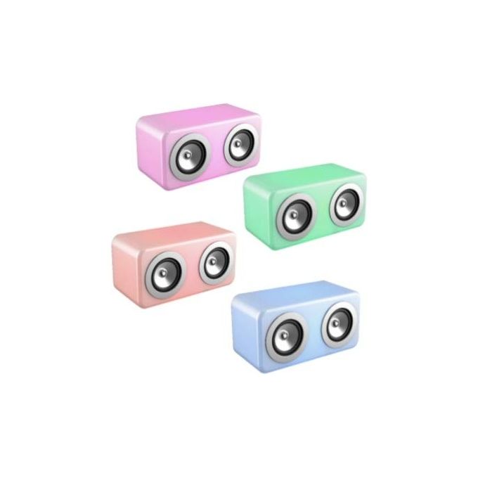 Akai AKBT200 Cassa Bluetooth Cubo Doppio