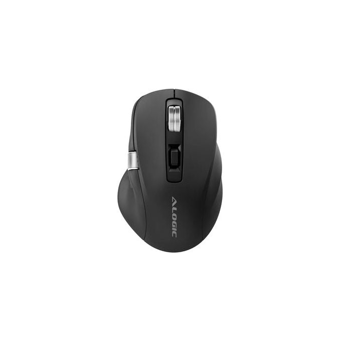 Alogic AMBT7KBK Apex Mouse Wireless e Bluetooth 7 tasti programmabili 6400 DPI USB Type-C ricaricabile colore Nero