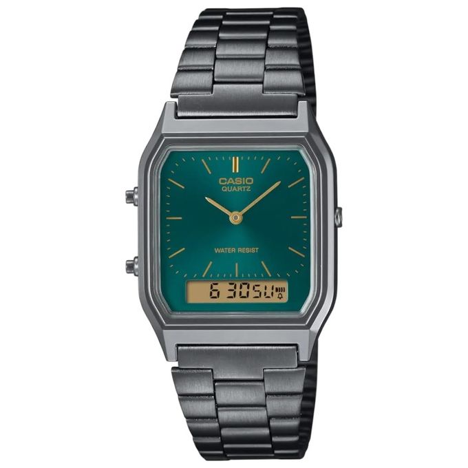 Casio Orologio Unisex Edgy Grigio e Verde