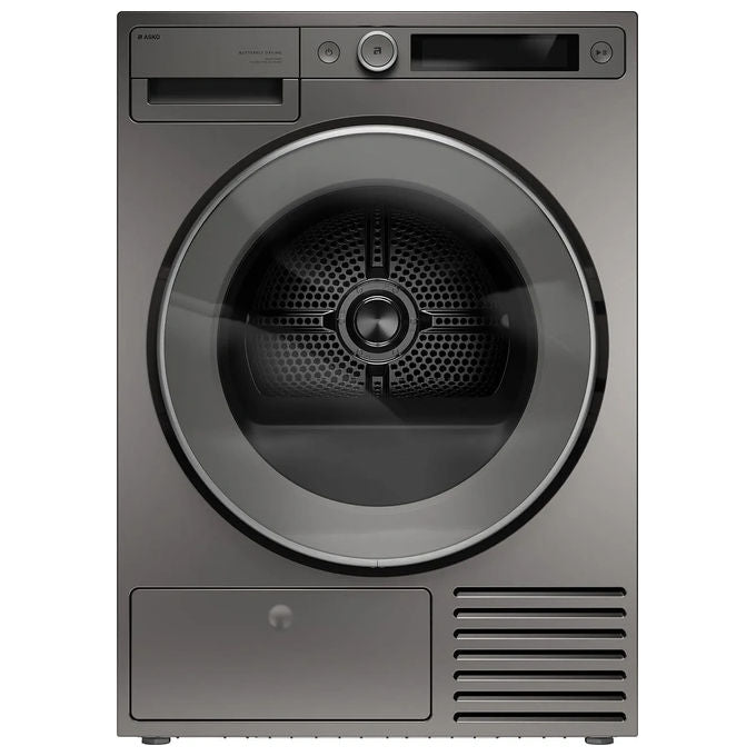 Asko T509HRT Asciugatrice Pompa di Calore 9 Kg Classe B Wi-Fi 59 dB Libera Installazione (85x59.5x63 cm) colore Titanio