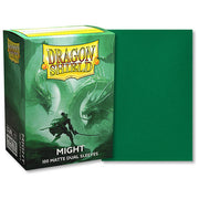 Dragon Shield AT-15058 Bustine Protettive Standard Matte Doppie per Carte da Gioco Colore Nero