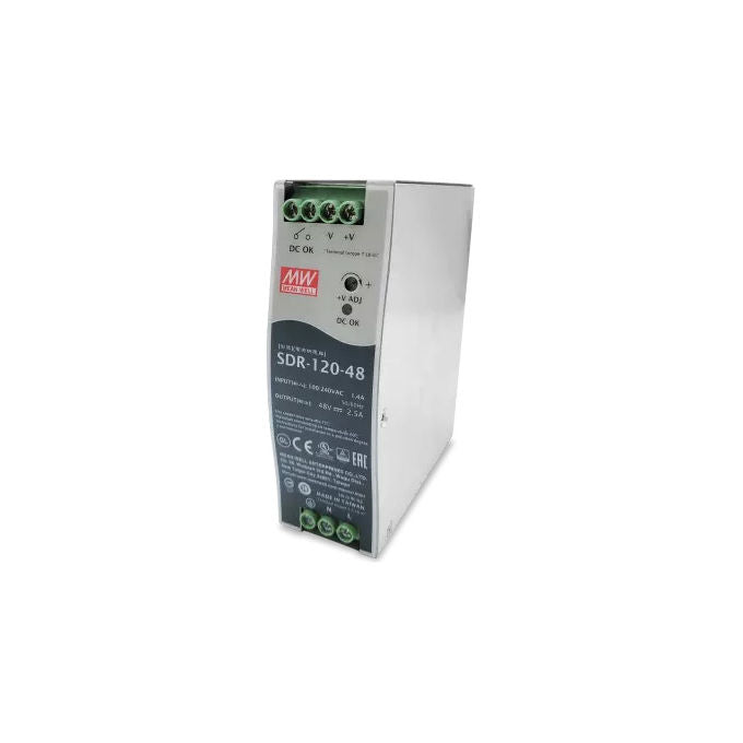 Allied Telesis AT-SDR120-48 Alimentatore Industriale Montabile su Guida DIN 48 V 120 W 2,5 A IP20 colore Blu Grigio