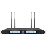 Empire AV.BR400 Ricevitore UHF 4 Canali 4 Uscite Bilanciate + 1 Uscita Mixata Montaggio Rack Antenna Rimovibile colore Nero
