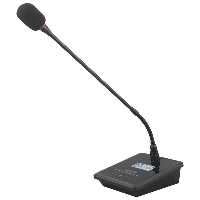 Empire Media AV.DESK400 Serie AV400 Microfono da Tavolo Wireless con USB Tipo-C Alimentazione a Batteria AA colore Nero