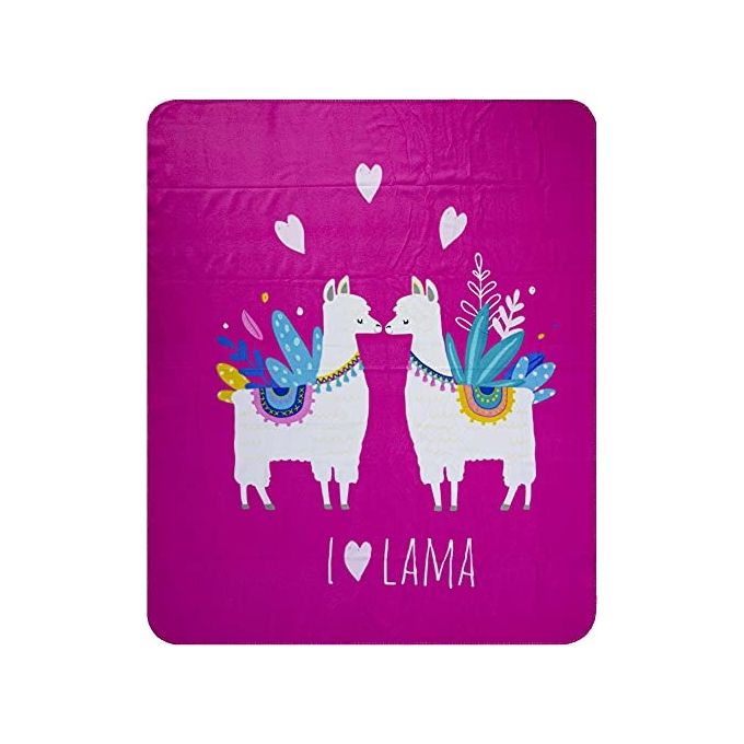 Aymax Coperta in Pile I Love Lama