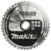 Makita B-64630 Efficut Lama per legno 45 denti Ø260 x 30 x 2.15 mm colore Nero