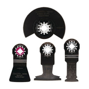 Makita B-67505 Set di lame per apparato multifunzione 4 pezzi Materiali Bimetallo e Acciaio al carbonio (HCS) colore Nero