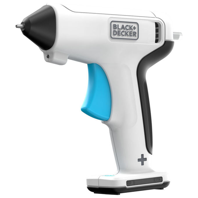 Black and Decker BCGL115-XJ Pistola per Colla Senza Fili 3.6V con LED Integrato e Tempo di Riscaldamento 30 Secondi colore Nero
