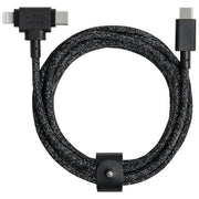Native Union NU-ECOBELT-CCL-COS Belt Cavo 2-in-1 Lightning e USB-C 1,5 m fino a 60W colore Cosmos