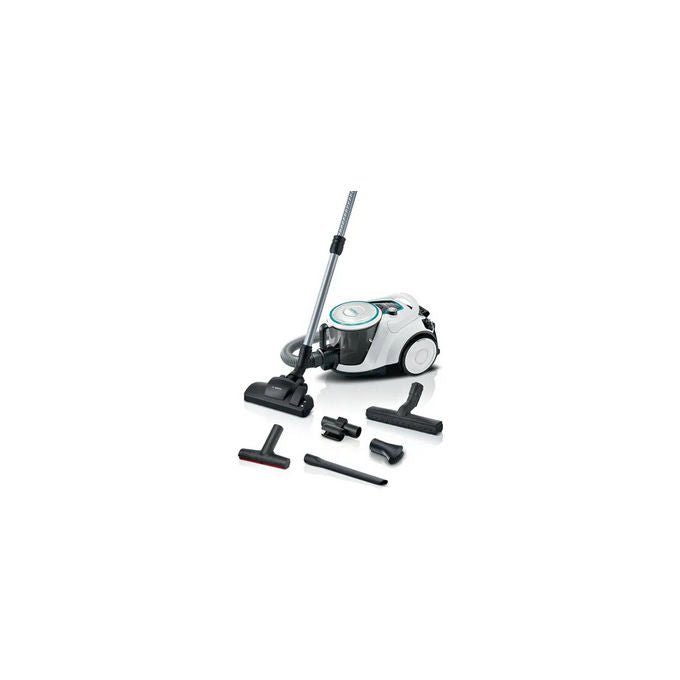 Bosch BGC41XHYG Serie 6 Aspirapolvere a cilindro Senza sacchetto 2,4 L 700 W 68 dB colore Bianco