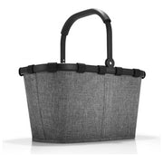 Reisenthel BK7052 carrybag Cestino per shopping 22 L in poliestere riciclato con telaio in alluminio colore Grigio