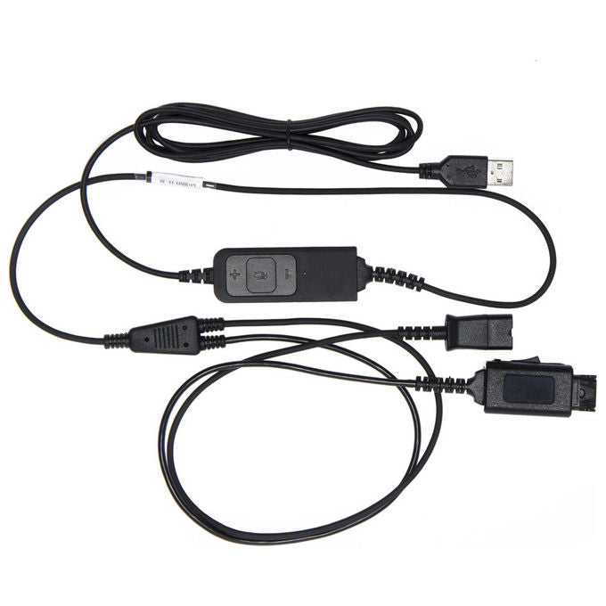 JPL BL-11-USB+P Cavo di Affiancamento USB Y con Controllo Volume Mute e Interruttore Microfono 2 m colore Nero