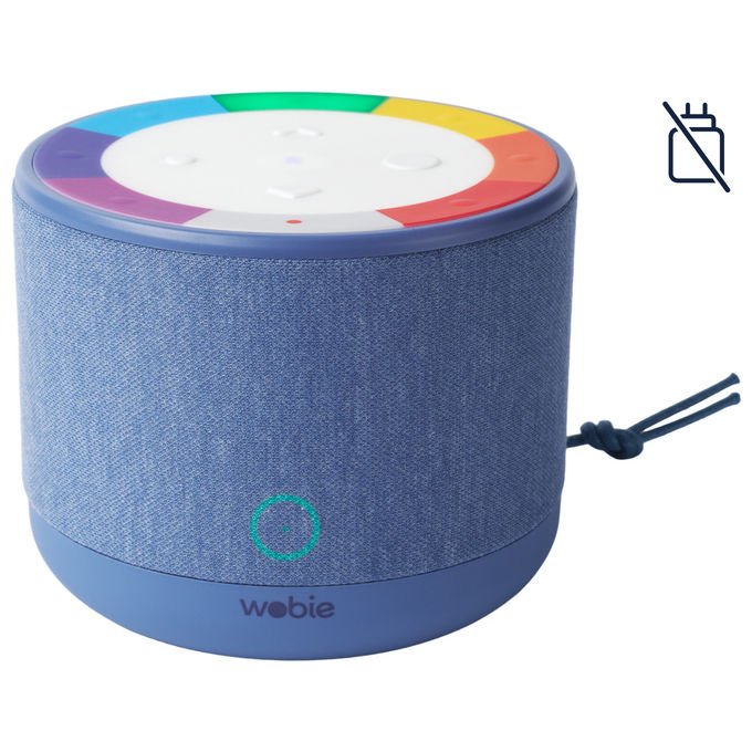 Wobie BOX BLUE Sistema di altoparlanti portatile 2.1 Bluetooth 5.3 Wi-Fi MicroSD fino a 128 GB IPX5 colore Blu