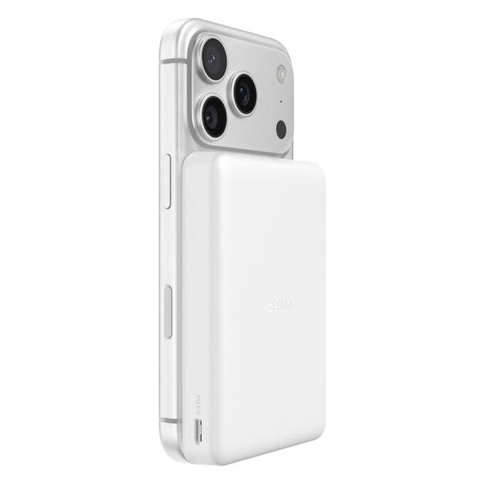 Belkin BPD015hqWH BoostCharge Power Bank Magnetico 10000 mAh 7,5 W USB-C colore Bianco