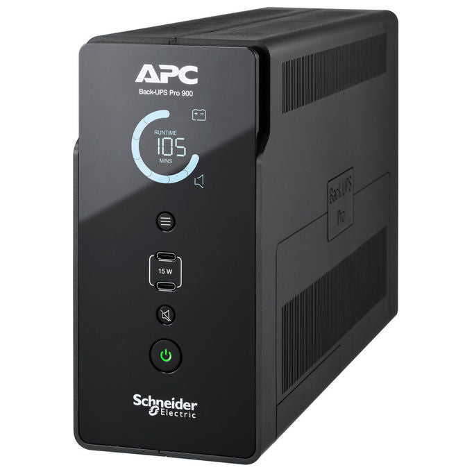 APC Back UPS Pro UPS a torre 900 VA 230 V 6 prese IEC AVR 3 porte USB C