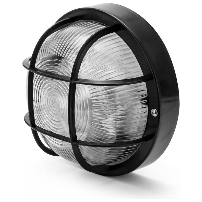 Velamp Applique Tonda E27 Max 60W Nero