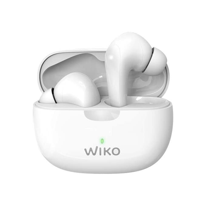 Wiko Buds Immersion White Glossy Bluetooth 5.0 Controlli Touch