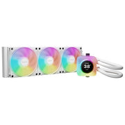 Be quiet! BW033 Light Loop IO LCD Dissipatore A Liquido 360mm con Display IPS 2.1 pollici e Illuminazione RGB 500 nit 3 Ventole PWM High-Speed colore Bianco