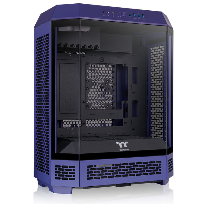 Thermaltake 4711475649798 The Tower 600 Case PC Midi Tower ATX con vetro temperato e ventole 140 mm incluse colore Blu